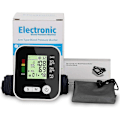 Miniatyrbillede 3 af 3: Automatisk digitalt blodtryksapparat til overarm - blodtryksmåler med manchet - sphygmomanometer