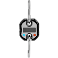 Miniatyrbillede 2 af 5: Digital Kranvægte, Krogvægte Mini Bærbare Hængevægte Med Lcd-Display Til Rejsebagage, Fiskeri, Udendørsjagt (orange), Sort
