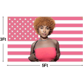 Pikkukuva 2 / 5: Ice Spice -lippu 3x5 jalkaa Ice Rapper Spice -lippu Amerikan lippu -seinävaate makuuhuoneeseen, olohuoneeseen, asuntolaan A
