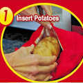 Miniatyrbillede 5 af 5: Mikrobølgeovn Kartoffelpose