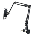 Miniatyrbillede 1 af 5: Tablet-stander til seng Tablet holder til seng Tablet-standerholder 360 grader drejelig med stabil aluminiumarm til iPad, tablets, telefoner eller andre enheder