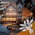 Miniatyrbild 5 av 5: 5 Bas C7 Stränglampor Julbybelysningstillbehörssladd Med 5 LED-lampor