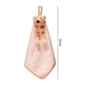 Pikkukuva 3 / 5: Pyyhe Korallifleece Ripustuspyyhe Kylpyhuone Ripustuspyyhe Pink Bear hand towel