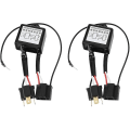 Miniatyrbilde 1 av 5: Polaritetsreverserende negativ bryter sele - Reverser 2 stk LED-konverteradapter for H4
