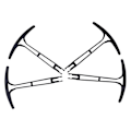 Miniatyrbillede 2 af 5: 4 stk. propelbeskyttelse til Hs175 D65 Syma X500 X30 Z6 Quadcopter
