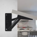 Miniatyrbillede 3 af 5: 2 stk. Sofa seng hængsel justerbar vinkel mekanisme sort metal multifunktionel