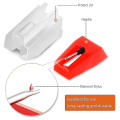 Miniatyrbilde 2 av 5: Platespiller nål, 1 stk platespiller med 4 stk diamant stift erstatning for , , , Lp