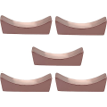 Miniatyrbillede 1 af 5: Pakke med 5 304 rustfrit stål spisepinde hvile sæt pude form ske F rose color *5