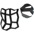 Miniatyrbillede 1 af 3: Stenmursten Form Fortov Maker Paver Beton Form DIY Trin Reusable Hjemmelavet Terrasse Sti Tool