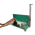 Miniatyrbillede 1 af 5: PCI-til-PCI-adapter PCIe til dobbelt PCI-stikudvidelse USB 3.0 Add-on S-konverter F