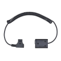 Miniatyrbild 4 av 4: V-mount / D-tap till NP-FW50 DC-kopplingsadapter Dummy Batteriadapter Spiral Kabel för A7 A7ii A7s A7r A7sii