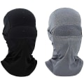 Miniatyrbillede 1 af 5: 2 par Balaclava vindtætte ansigtsmasker Åndbar skimaske Cover Vinter halsvarmer Vindtæt til mænd kvinder Motorcykel Cykling Ski Vinter Spo