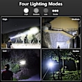 Pikkukuva 5 / 5: LED-otsalamppu aikuisille, 90000 lumenin superkirkas