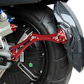 Miniatyrbillede 3 af 5: Universal Motorcykel Hjul Bagskærm Fender Dæk Stænkskærm Til Gsx-s1000 Sort