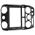 Miniatyrbilde 5 av 5: 2 Din 9 Tommers Bilradio Installasjon Dvd Gps Mp5 Fascia Plane For D-max 2006-2012 Dash Kit