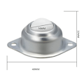 Miniatyrbilde 2 av 5: 8 Pakk Nylon Ball Caster Hjul for Møbler eller Skap, Møbelhjul, Overføringshjul i Nylon og Rustfritt Stål for Møbler