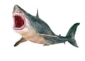 Förhistorisk Megalodon Hajmodell Prydnad För Barnleksaker