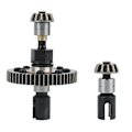 Miniatyrbilde 1 av 5: 2 stk. Metall Front og Bakre Drivgirsett EA1056 EA1058 for JLB Racing CHEETAH 11101 21101 J3 1/10 RC Bil Oppgraderingsdeler