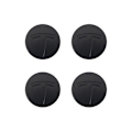 Miniatyrbillede 1 af 2: Egnet til Tesla Tesla Model 3 Hjulcenterdæksel Logo - Sort Sort Label (mat) (fire pakke)