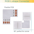 Miniatyrbillede 2 af 5: Connector Kit til 5050 10mm 4-bens RGB, 2-vejs Splitter, DIY Tilbehør til RGB-forbindelse