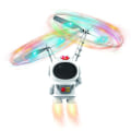 Miniatyrbilde 3 av 4: Astronaut Flygende Helikopter Mini Drone Hånd Infrarød Induksjonskontroll Suspensjonsflyleker Gaver White