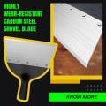 Miniatyrbilde 4 av 5: Hagespade Multifunksjonell Utendørs Hage Rengjøringsspade Stål Flat Spade Isspade Ugress Planting Gård Ugress Verktøy