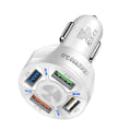 Miniatyrbillede 2 af 4: Qc3.0 USB-biloplader, telefonopladningsadapter, forlænger, splitter