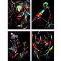Miniatyrbilde 5 av 5: Scratch Art Paper Rainbow Scratch Paper