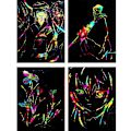 Miniatyrbillede 5 af 5: Scratch Art Paper Rainbow Scratch Paper