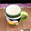 Miniatyrbild 5 av 5: Julmugg Keramisk Djurkopp Santa Claus Älg Par Vattenkvarn Mjölk Kaffe Te M santa claus without lid