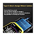 Miniatyrbillede 5 af 5: S1 Smart Digital Multimeter 9999counts AC Modstand Kapacitans Diode NCV Hz Live Wire Display Te