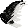 Miniatyrbillede 1 af 5: 8 stk. pool cover rulle rulle stropper og clips ruller pool sol cover rulle til nedgravet pool rulle solrør