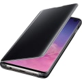 Pikkukuva 3 / 3: Samsung Galaxy S10:lle suojaava läpinäkyvä View Folio -kotelo - Musta - 2023