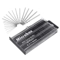 Miniatyrbillede 1 af 5: 20 stk. HSS Mini Mikro Bor Bitsæt, 0,3-1,6 mm Skaft Twist Bor Bits Præcisionsbor DIY Kit
