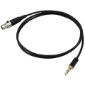 Miniatyrbillede 1 af 5: 3,5 mm til 3-polet Mini XLR-hun til Bm800 pc-hovedtelefon-mixer-mikrofon-stereokamera-forstærker 0.