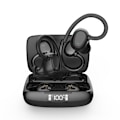 Pikkukuva 1 / 4: Bluetooth-kuulokkeet 5.1, Langattomat urheilukuulokkeet IP7 vedenkestävät Bluetooth-kuulokkeet 48H Hi-Fi stereo kaksinkertaisella mikrofonilla, CVC 8.0 melunvaimennus black