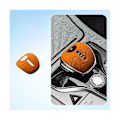 Miniatyrbild 2 av 3: För växelspaksfodral Läder växelspaksknoppskyddsskydd Inredning Modifiering Orange Gul