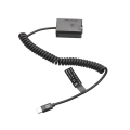 Miniatyrbillede 1 af 5: Np-fw50 Dummy Batteri Pd Type-c Kobling Til Zv-e10 A7 A7r/s/m A7ii A7s2 A7m2 A7r2 A6500 Nex5 Nex7 -