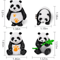 Pikkukuva 2 / 5: Kolmiulotteinen jääkaappimagneetti, helppo tarttua, 3D Panda Fri