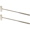 Miniatyrbilde 4 av 7: Todelt gullsmedhammer med dobbelthode, liten metallhammer, stålhåndtak lite urhammersett, egnet for lærhåndverk smykkehammer