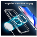 Miniatyrbilde 5 av 5: Chronus Magnetisk Slim For Iphone 13 Pro Etui Kompatibel Med Magsafe Ultra Tynn Støtsikker Matt Hard PC Bak (Marineblå)