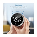 Miniatyrbilde 2 av 5: Digital Timer, Magnetisk Timer For Matlaging, Visuell Timer Med LED-skjerm, Justerbart Volum(batteri