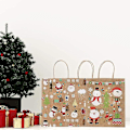 Miniatyrbilde 5 av 5: 12 Stykker Juleposer Gaveposer Kraftpapir Festposer Juleposer Papir