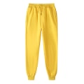 Miniatyrbillede 2 af 3: Herrebukser Bukser Sweatpants Hip-hop Bukser Legging Polstret Casual Bukser Yellow XL