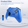 Miniatyrbillede 2 af 6: Trådløs Xbox-controller kompatibel med Xbox One, Xbox Series X, Xbox Series S, Xbox One X/S, Xbox Elite Series, Windows-spilcontroller Sort Blue