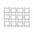 Miniatyrbilde 3 av 5: 12 stk. reservedeler til Winbot W1/w1 Pro vindusvaskemaskin moppeklut erstatning reservedeler vaskbar moppepute