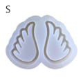 Miniatyrbillede 5 af 5: Diy Epoxy Vinger Ornament Kviksand Form Drop Lim Silikon Hjemmelavet Form