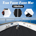 Miniatyrbillede 3 af 5: Selvklæbende Eva Skum Teak Dæk Yacht Marine Gulv Syntetisk Båd Gulvmåtte 2400x450x6mm