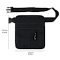 Miniatyrbillede 2 af 5: Restaurant Server For Server, Servitrice - Utility Belt Fanny Pack Pocket Organizer For Guest Book, Tablet, Money, Pens And Change With Coi - Aesp