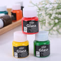 Miniatyrbillede 5 af 5: Multifunktionel Maling Lyse Farver Maling Pigment Til Tekstil Sten Glas 12x